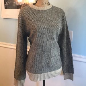 100% lambswool birdseye J.Crew Sweater. Size Large.